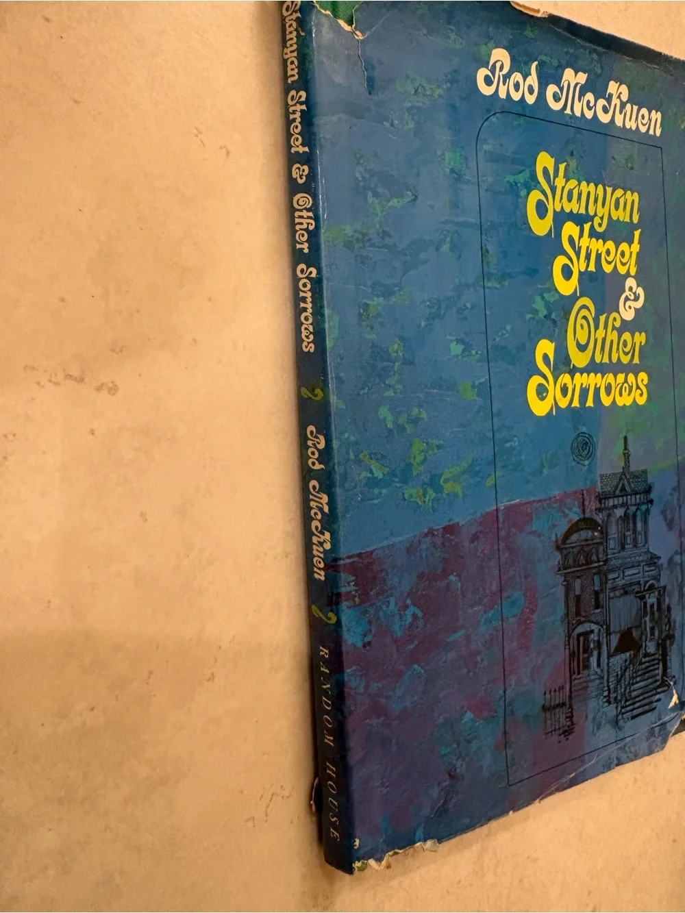 Rod McKuen Stanyan Street & Other Sorrows - Blue Hardcover Journal/Notebook